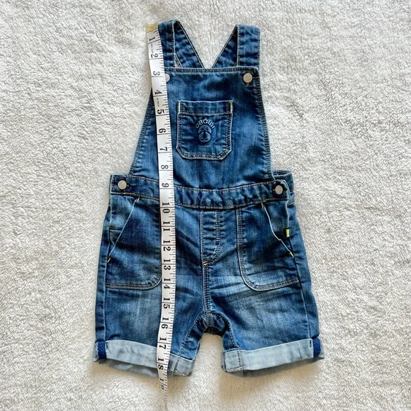 Obaibi Denim Short Overalls - Picture 13 of 14